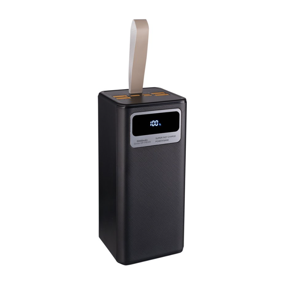 Повербанк Gelius Gross GP-PB309 50000mAh QC+PD 22.5W/Led Black с лого